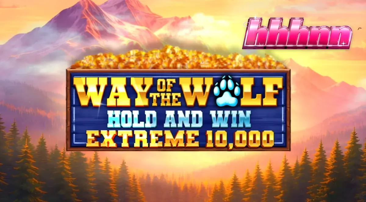 Cenário noturno de floresta com lobos no slot Way of the Wolf